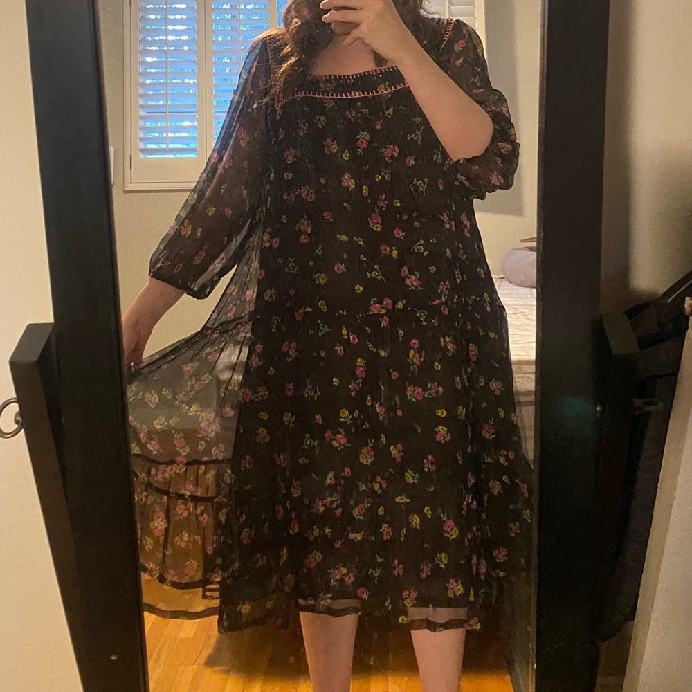 Johnny Was Jade Dress. Size XL.